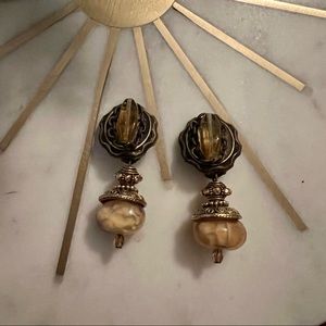 Vintage clip on earrings